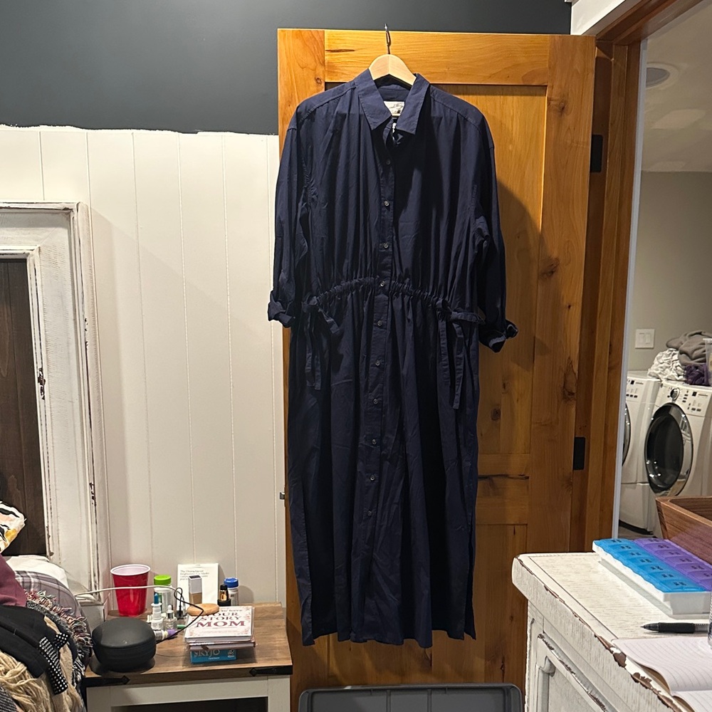 Universal Thread Dark Blue Long Sleeve Dress